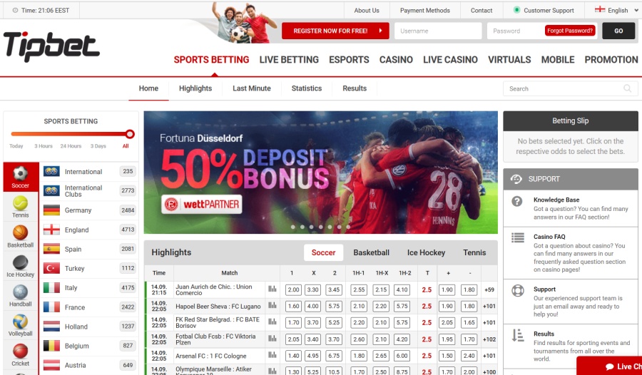 TipBet - работещ линк и бонуси за българи